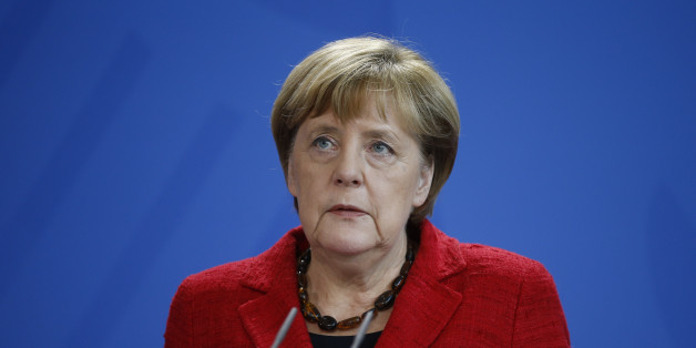 German Chancellor Angela Merkel reacts to U.S. election results at the Chancellery in Berlin, Germany, November 9, 2016. REUTERS/Axel Schmidt