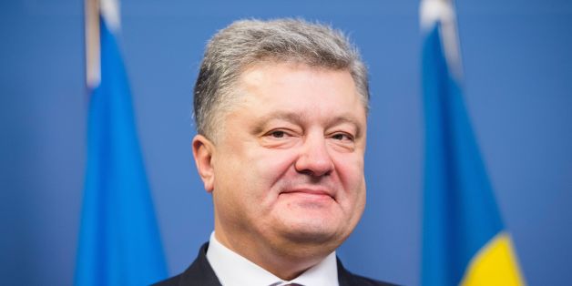 Ukraine's President Petro Poroshenko holds a joint press conference with the Swedish Prime Minister (not in picture) following their meeting on November 14, 2016 at the Rosenbad government office in Stockholm, Sweden. / AFP / JONATHAN NACKSTRAND (Photo credit should read JONATHAN NACKSTRAND/AFP/Getty Images)