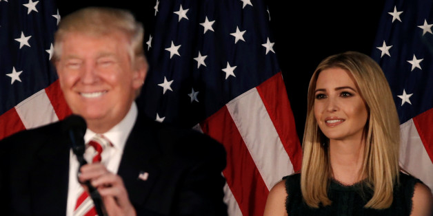Ivanka Trump, looks on as her father Republican presidential nominee Donald Trump speaks at a campaign event in Aston, Pennsylvania, U.S., September 13, 2016. REUTERS/Mike Segar