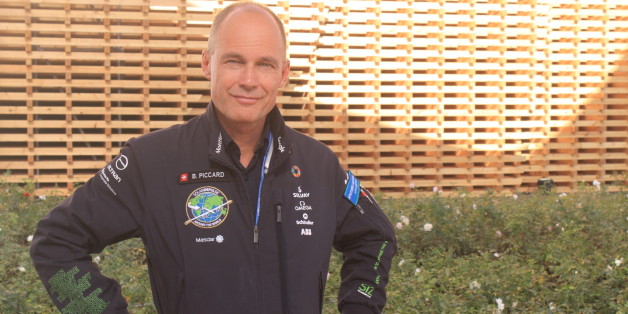 Bertrand Piccard, un des pilotes de l'avion solaire Solar Impulse, Marrakech, 17 novembre 2016