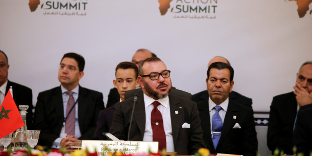 King Mohammed VI of Morocco attends the opening of the Africa Action Summit, on the sidelines of the UN Climate Change Conference 2016 (COP22) in Marrakech, Morocco November 16, 2016. REUTERS/Youssef Boudlal