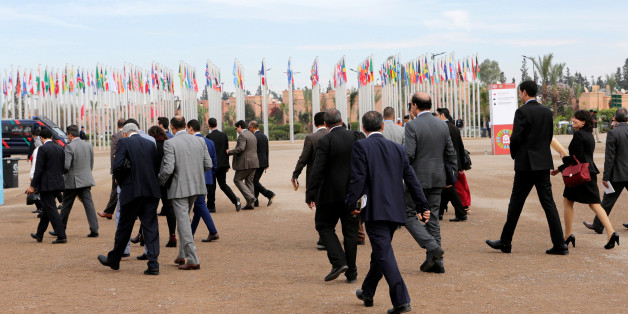 Arrivée des participants à la COP22 à Marrakech, Maroc, 10 novembre 2016