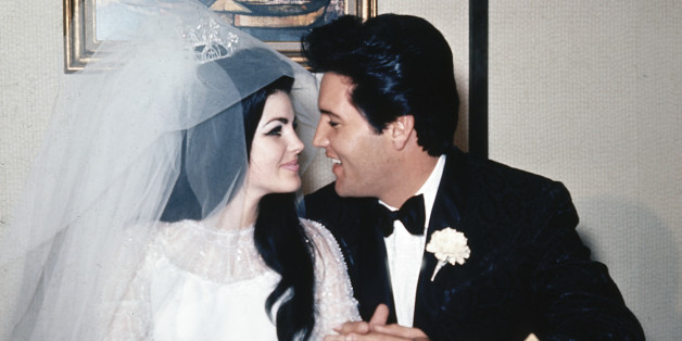 Priscilla Presley und ihr Mann Elvis bei ihrer Hochzeit im Mai 1967 - nicht immer war die Ehefrau des King of Rock'n'Roll so glücklich wie auf diesem Foto