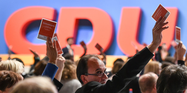 Delegierte beim Bundespartei 2015 in Karlsruhe