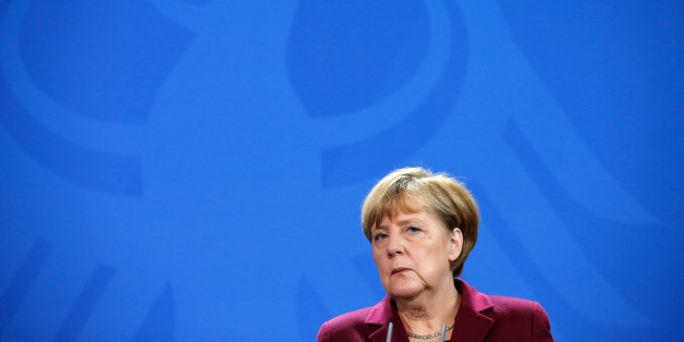 German Chancellor Angela Merkel looks on during a joint news conference with Spain's Prime Minister Mariano Rajoy at the chancellery in Berlin, Germany, November 18, 2016. REUTERS/Fabrizio Bensch
