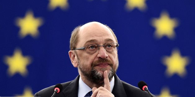 European Parliament President Martin Schulz attends a debate on the European Central Bank annual report for 2015, at the European Parliament in Strasbourg, eastern France, on November 21, 2016. / AFP / FREDERICK FLORIN (Photo credit should read FREDERICK FLORIN/AFP/Getty Images)