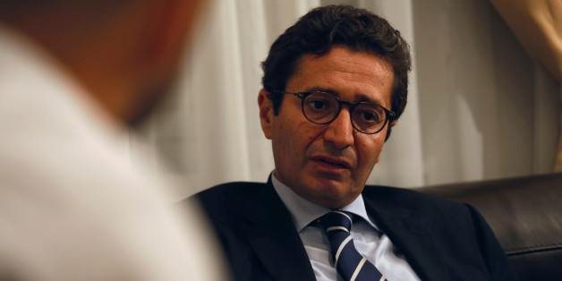 Tunisia's Investment Minister Fadhel Abdelkefi speaks with Reuters journalists in Tunis, Tunisia, October 24, 2016. Picture taken October 24, 2016. REUTERS/Zoubeir Souissi