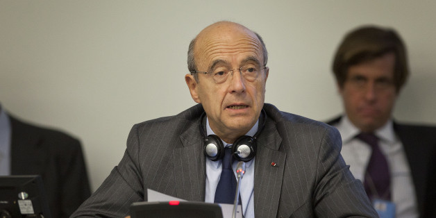 French Foreign Minister Alain Juppe speaks during the Secretary-General's Symposium on International Counter-Terrorism Conference during the 66th session of the General Assembly at United Nations headquarters on Monday, Sept. 19, 2011. (AP Photo/Andrew Burton)
