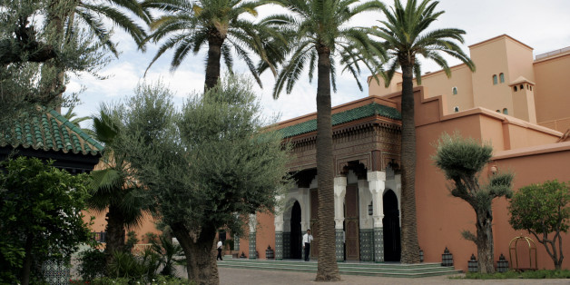 An entrance of the Mamounia hotel is seen in Marrakesh September 18, 2009. Marrakesh's Mamounia hotel opened its doors on Tuesday after a three-year facelift aimed at fending off rival establishments trying to lure its free-spending guests. Picture taken September 18, 2009. REUTERS/Jean Blondin (MOROCCO TRAVEL SOCIETY) To match Reuters Life! MOROCCO-MAMOUNIA