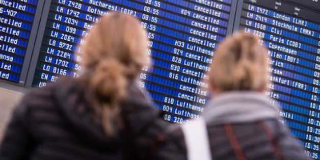 Wie in der vergangenen Woche werden abermals viele Flüge gestrichen