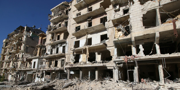 Noch bis zu 250.000 Menschen sind wohl noch in der nahezu vollständig zerstörten Stadt Aleppo.