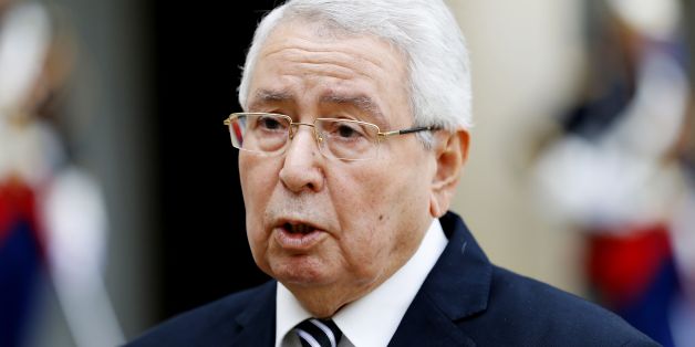 President of the Algerian Senate Abdelkader Bensalah is pictured at the Elysee Palace in Paris, on september 19, 2016. / AFP / PATRICK KOVARIK (Photo credit should read PATRICK KOVARIK/AFP/Getty Images)