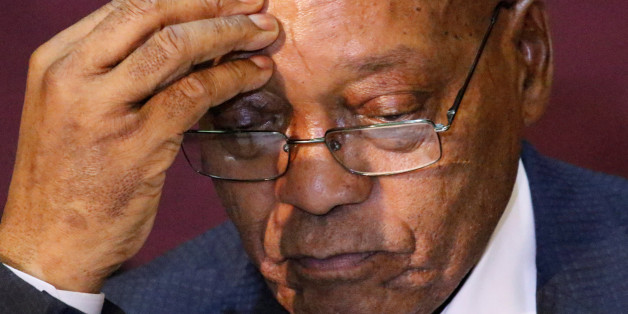 South African President Jacob Zuma listens at a press conference with President Robert Mugabe in Harare, Zimbabwe, November 3,2016. REUTERS/Philimon Bulawayo TPX IMAGES OF THE DAY