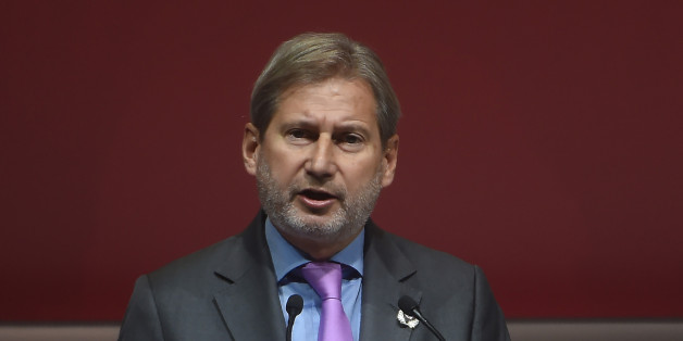 European Commissioner Johannes Hahn gives a speech during the opening ceremony of the 'Tunisia 2020' international investment conference on November 29, 2016 in Tunis.
France and Qatar promised billions of dollars of financial support to Tunisia at the launch of the conference aimed at reviving the country's struggling economy. Nearly six years after its Arab Spring revolution, Tunisia is hosting the conference in a bid to face down daunting economic challenges.
/ AFP / FETHI BELAID (Photo credit should read FETHI BELAID/AFP/Getty Images)