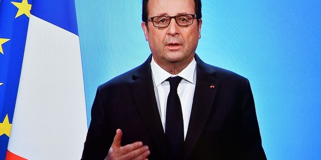 Francois Hollande bei seiner Fernsehansprache