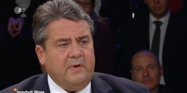 SPD-Chef Sigmar Gabriel bei "Maybrit Illner"