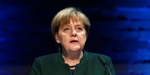German Chancellor Angela Merkel gives a speech at the 60th anniversary of the founding of the German Intelligence Services (BND) in Berlin, Germany, November 28, 2016. REUTERS/Hannibal Hanschke