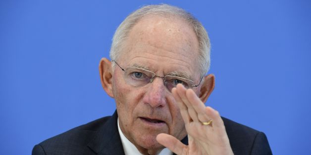 German Finance Minister Wolfgang Schäuble attends a press conference on the German budget plan for 2017 in Berlin, on July 6, 2016. / AFP / John MACDOUGALL (Photo credit should read JOHN MACDOUGALL/AFP/Getty Images)