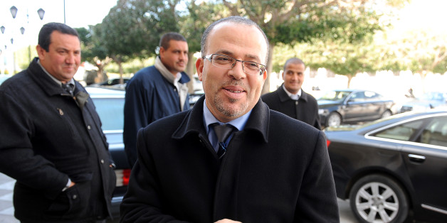Tunisian Government's spokesman and Minister for Human Rights, Samir Dilou, arrives to meet Norway's Foreign Affairs Minister in Tunis on March 1, 2012. Norway's Foreign Affairs Minister Jonas Gahr Store is on a two-day official visit to Tunisia. AFP PHOTO / FETHI BELAID (Photo credit should read FETHI BELAID/AFP/Getty Images)