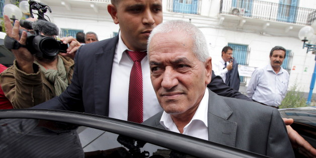 Hussein Abassi, head of the Tunisian General Labour Union (UGTT), leaves his office in Tunis Tunisia, October 9, 2015. Tunisia's National Dialogue Quartet won the Nobel Peace Prize on Friday for helping build democracy in the birthplace of the Arab Spring, an example of peaceful transition in a region otherwise struggling with violence and upheaval. The quartet of UGTT, the Tunisian Confederation of Industry, Trade and Handicrafts (UTICA), the Tunisian Human Rights League (LTDH), and the Tunisian Order of Lawyers was formed in the summer of 2013. REUTERS/Stringer