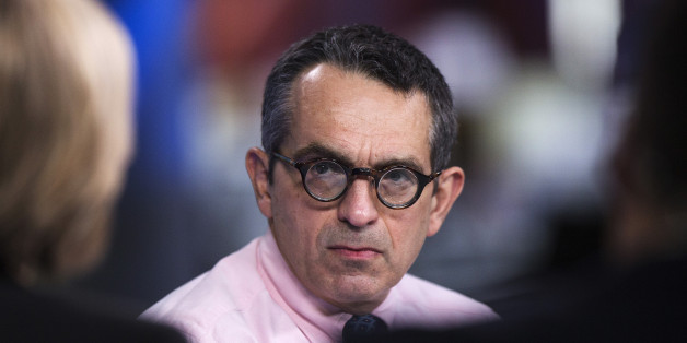 Paul Kazarian, chief executive officer of Japonica Partners & Co., looks on during a Bloomberg Television interview in London, U.K., on Monday, Feb. 15, 2016. Kazarian said Greece should have a 'credible' finance chief before he will invest in the country's businesses. Photographer: Simon Dawson/Bloomberg via Getty Images