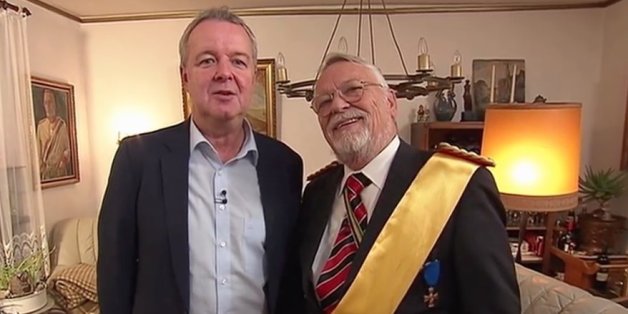 "Heute-Show"-Außenreporter Carsten van Rissen interviewte den "Reichsbürger" Norbert Schittke.
