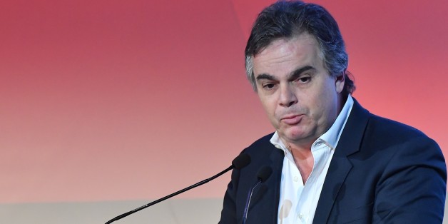 PARIS, FRANCE - DECEMBER 1: Writer Alexandre Jardin delivers a speech during the 3rd Economy Summit organized by the Challenges magazine at Palais de Tokyo in Paris, France on December 1, 2016. (Photo by Chris Nail/Anadolu Agency/Getty Images)