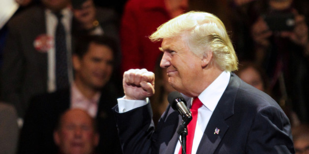 U.S. President-elect Donald Trump speaks at a rally as part of their "USA Thank You Tour 2016" in Cincinnati, Ohio, December 1, 2016 . REUTERS/William Philpott