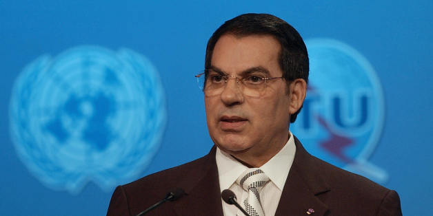 TUNIS, Tunisia: Tunisian President Zine El Abidine ben Ali gives a speech during the closing ceremony of the World Summit on the Internet Society (WSIS) 18 November 2005 at the Kram Palexpo in Tunis. The World Summit on the Information Society in Tunisia closed today with a pledge to drive the IT revolution into poor countries and promote the expansion of the Internet. AFP PHOTO FETHI BELAID (Photo credit should read FETHI BELAID/AFP/Getty Images)