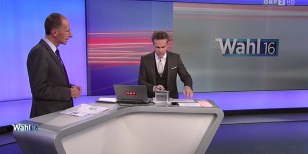Das ORF verkündet vorschnell den neuen Bundespräsidenten.