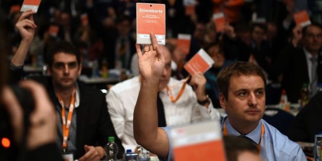 Mitglieder auf dem CDU-Parteitag in Essen