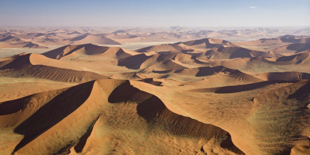 Africa, Namibia, Namib Desert, aerial view