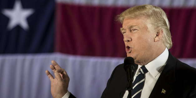 BATON ROUGE, LA - DECEMBER 9: President-elect Donald Trump speaks at the Dow Chemical Hangar, December 9, 2016 in Baton Rouge, Louisiana. Trump is in Louisiana to campaign for Republican U.S. Senate candidate John Kennedy. (Photo by Drew Angerer/Getty Images)