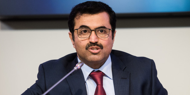 Mohammed Al-Sada, Qatar's minister of energy and industry and president of OPEC, speaks during a news conference following the 171st Organization of Petroleum Exporting Countries (OPEC) meeting in Vienna, Austria, on Wednesday, Nov. 30, 2016. Oil rose the most in nine months after OPEC ministers were said to have forged a deal to cut production, sending stocks of energy producers and currencies of commodity-exporting nations higher. Photographer: Akos Stiller/Bloomberg via Getty Images