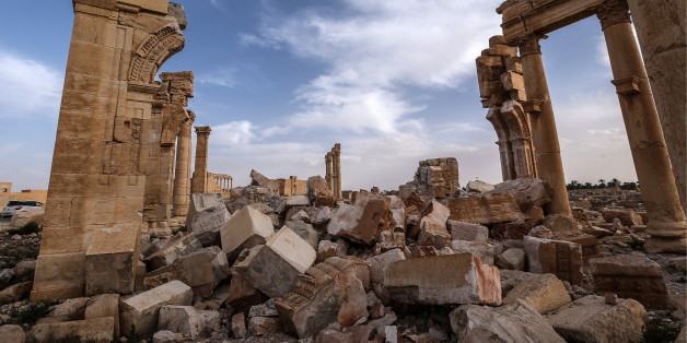 Ruinen der UNESCO-Kulturerbestätte und vom IS zerstörten Oasenstadt Palmyra