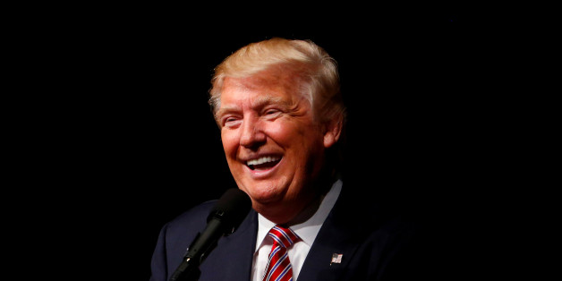 Republican U.S. Presidential nominee Donald Trump attends a campaign event at Briar Woods High School in Ashburn, Virginia, U.S. August 2, 2016. REUTERS/Eric Thayer