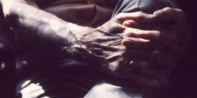 Interlaced hands
