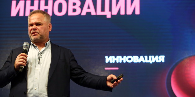 KAZAN, RUSSIA - OCTOBER 13, 2016: Russia's Kaspersky Lab CEO and Chairman Eugene Kaspersky speaks at a plenary meeting titled 'Cybersecurity in the Face of New Challenges and Threats' as part of the Finopolis 2016 forum of innovative financial technologies, held at the Korston Hotel & Mall. Yegor Aleyev/TASS (Photo by Yegor Aleyev\TASS via Getty Images)