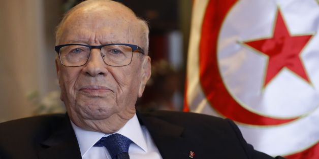 Tunisia's President Beji Caid Essebsi is pictured prior to a lunch with the Cercle des Medias association on December 2, 2016 in Paris. / AFP / PATRICK KOVARIK (Photo credit should read PATRICK KOVARIK/AFP/Getty Images)