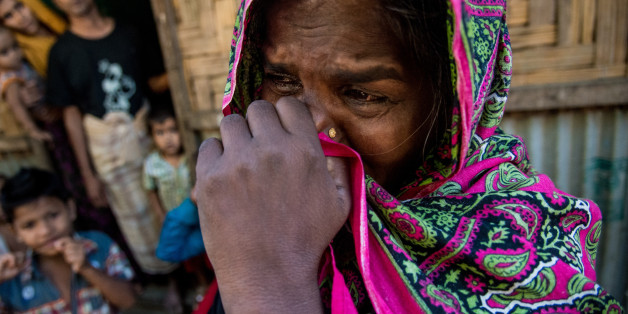 Jahra khatun (45) reached at Rahingya camp of Leda few minutes back, Claimed her Son was killed by military on 8th December 2016. There are six Rohingya camps in Bangladesh, Leda camp is one of them. Day by day, the number of Rohingya people are increasing in those camps. Though Prime Minister of Bangladesh, Sheikh Hasina has warned that Bangladesh's soil will not be used to shelter any 'terrorist from Myanmar.' Rohingya are entering illegally in Bangladesh by crossing the Naf river which is the
