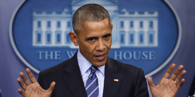 President Barack Obama speaks during a news conference in the briefing room of the White House in Washington, Friday, Dec. 16, 2016. (AP Photo/Pablo Martinez Monsivais)