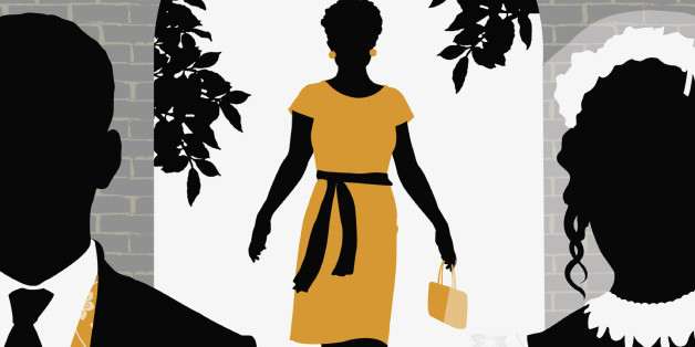 Woman arriving at wedding