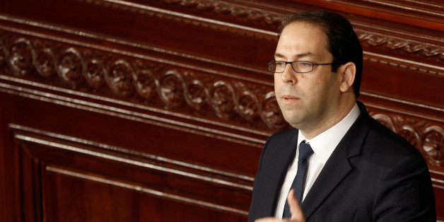Tunisia's Prime Minister designate Youssef Chahed speaks at the Assembly of People's Representatives in Tunis, Tunisia November 18, 2016. REUTERS/Zoubeir Souissi