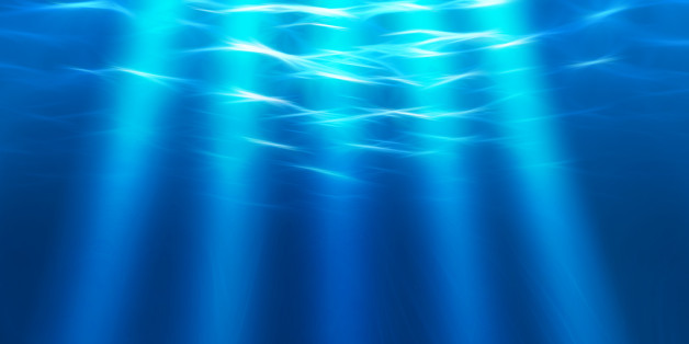 underwater light beams
