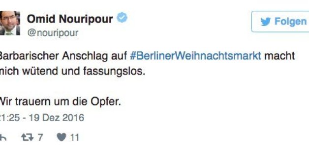 "Eine barbarischer Anschlag": So reagieren deutsche Politiker auf die mutmaßliche Attacke in Berlin