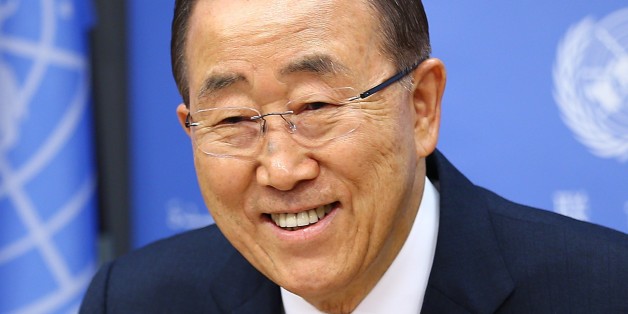 NEW YORK, UNITED STATES - DECEMBER 16 : United Nations Secretary General Ban Ki-moon delivers a speech during a press conference at UN Headquarters in New York, USA on December 16, 2016. (Photo by Volkan Furuncu/Anadolu Agency/Getty Images)