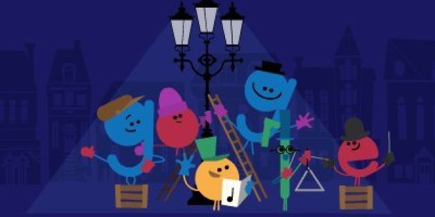 Google Doodle zu Weihnachten