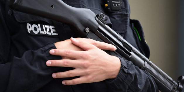 Eine Maschinenpistole vom Typ MP5