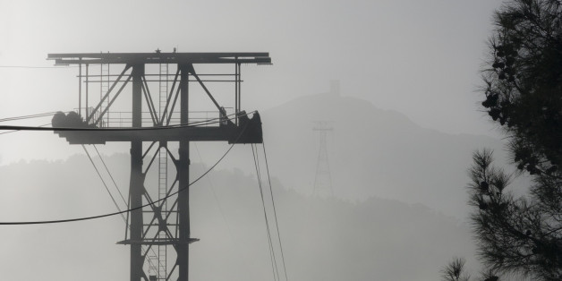 Olympos Teleferik funicular support in Turkey