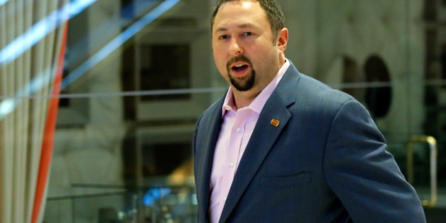 Campaign communications director Jason Miller, arrives at the Trump Tower for meetings with US President-elect Donald Trump, in New York on November 17, 2016. / AFP / Eduardo Munoz Alvarez (Photo credit should read EDUARDO MUNOZ ALVAREZ/AFP/Getty Images)